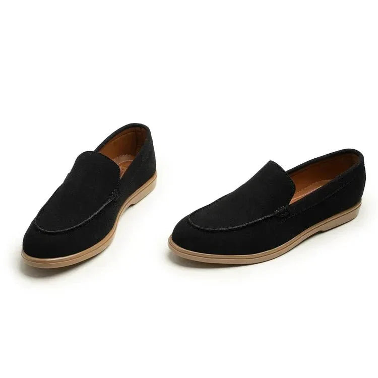 Black_Suede_Leather_Loafers