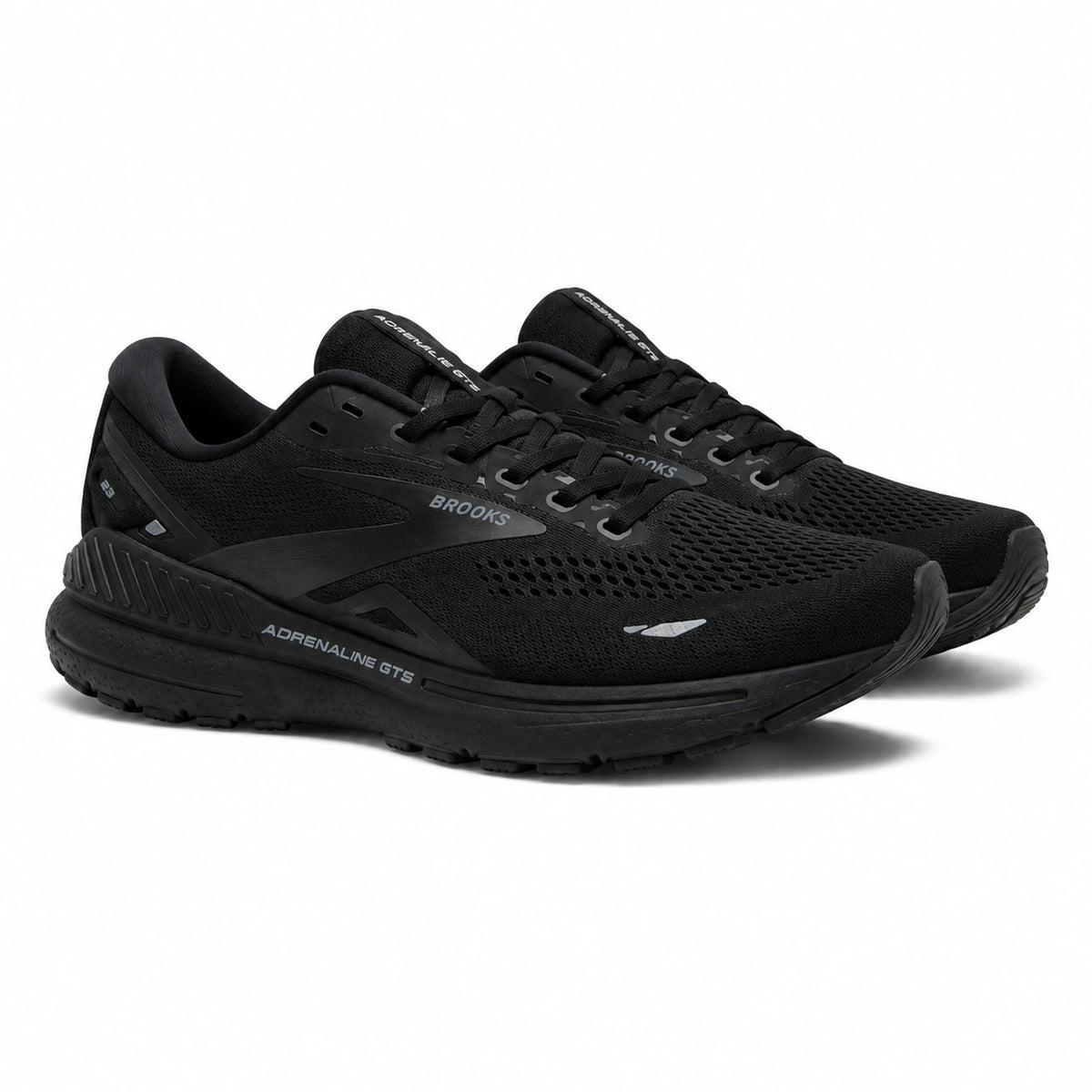 Brooks Adrenaline GTS 23 black running shoes for men