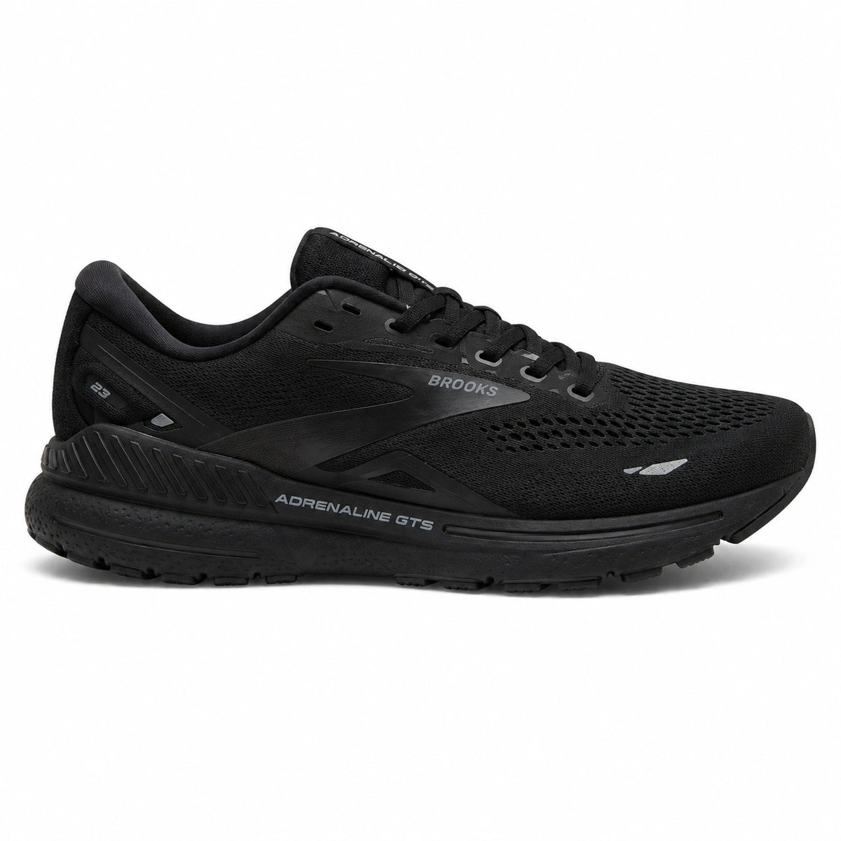Brooks Adrenaline GTS 23 black running shoes for men