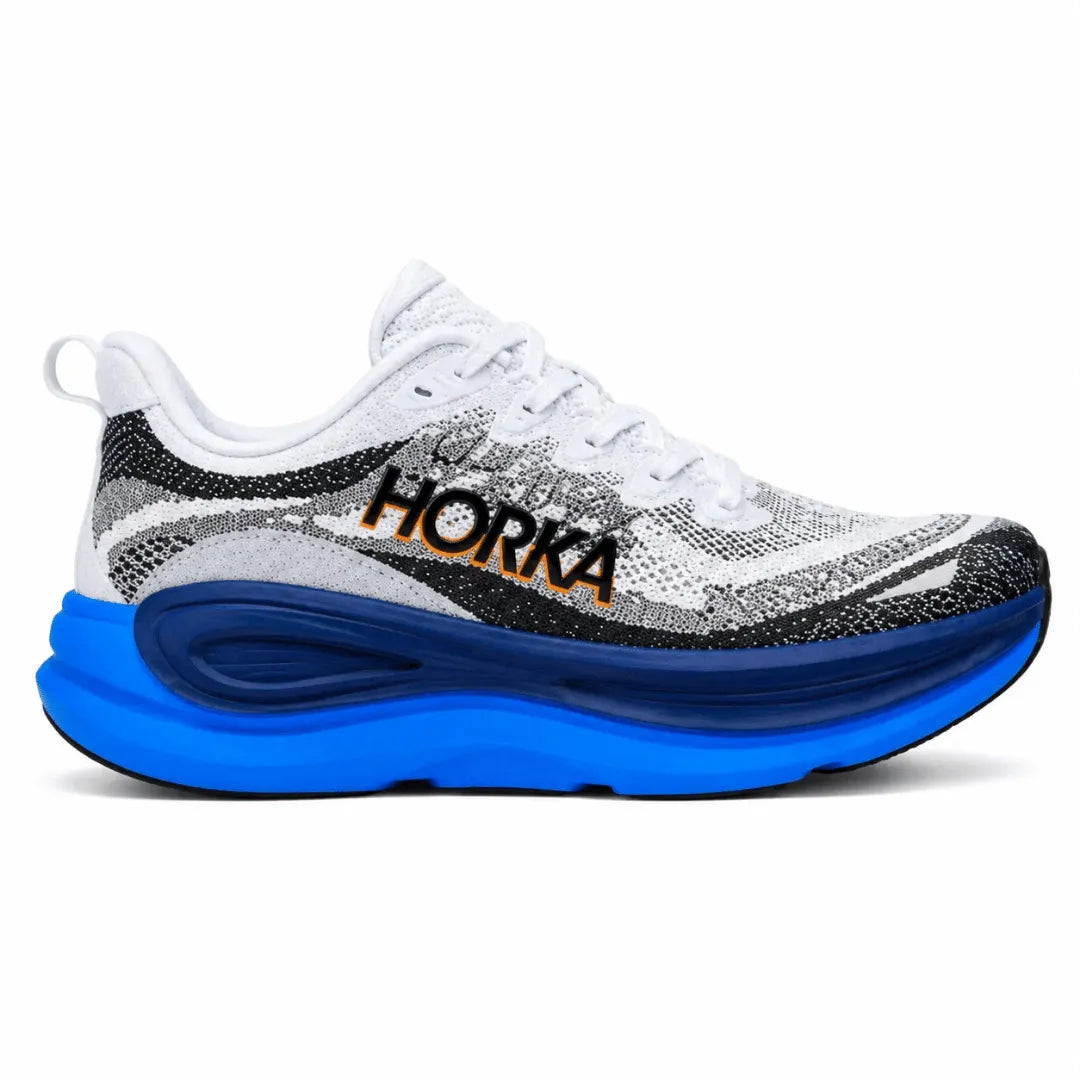 Horka Men's Lightweight Cushioned Running Shoes with Breathable Mesh for Sports and Everyday Comfort