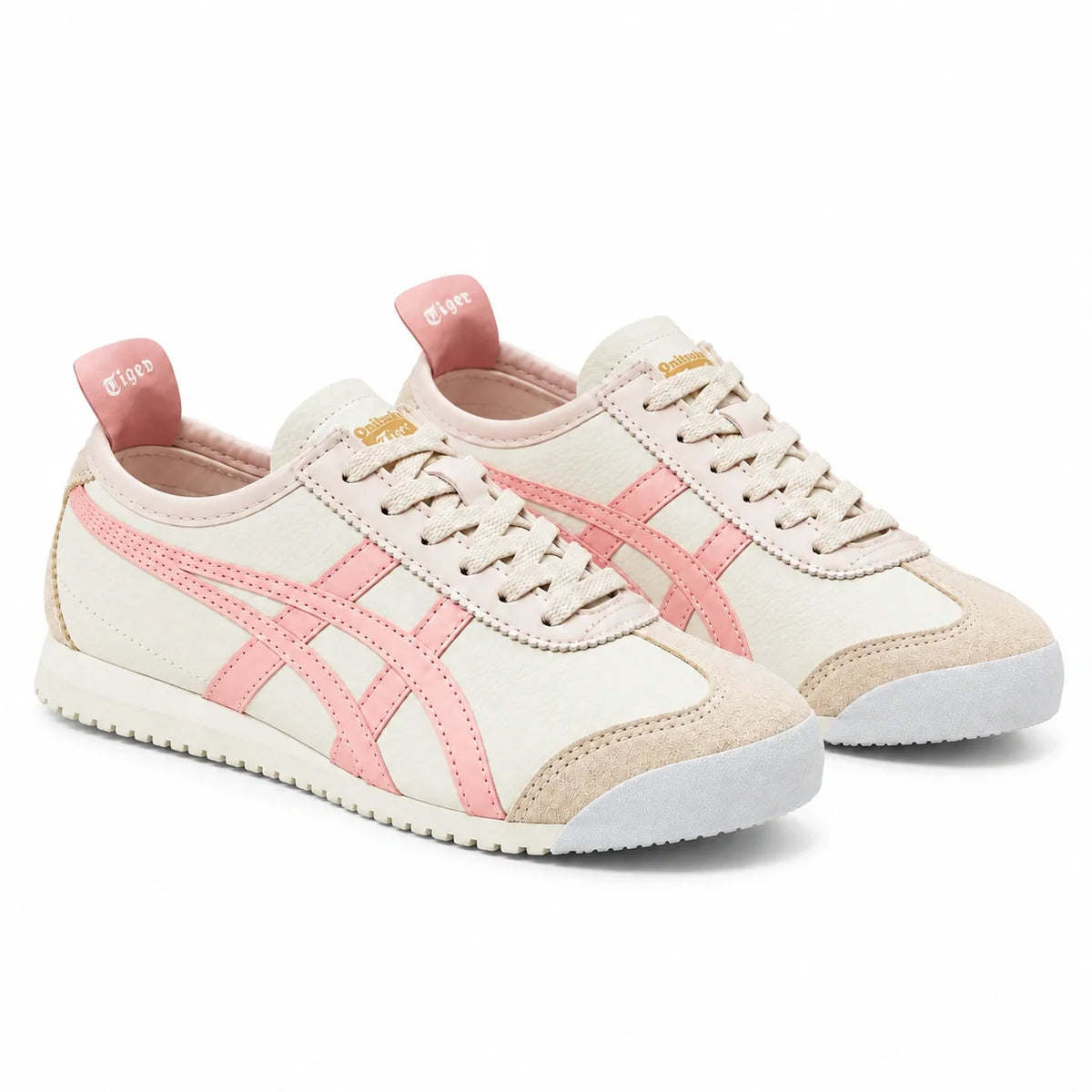 Onitsuka Tiger Mexico 66 Cream & Pink Sneakers