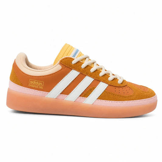 Adidas Campus 00s Orange & White Sneakers
