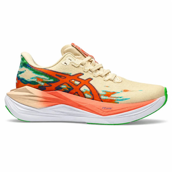 ASICS Gel-Nimbus Cream  Orange Green Running Shoes – Colorful Cushioned Sports   Sneakers