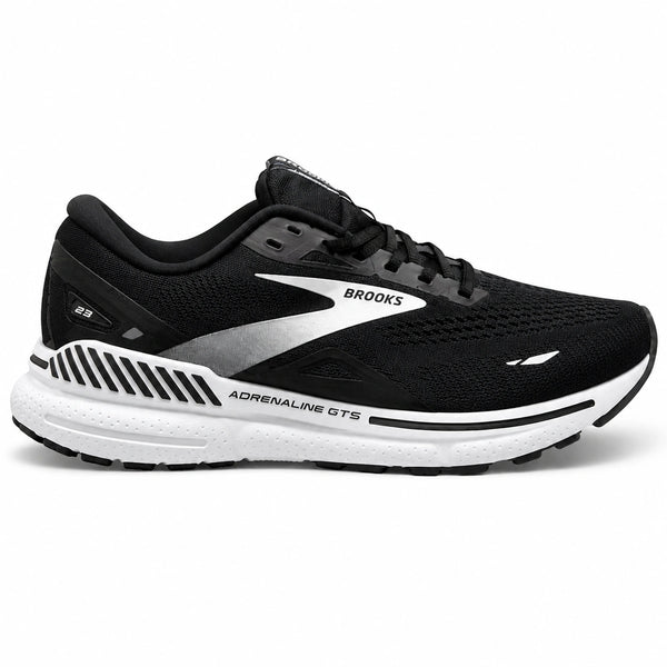Brooks Adrenaline GTS 23 black and white running shoes