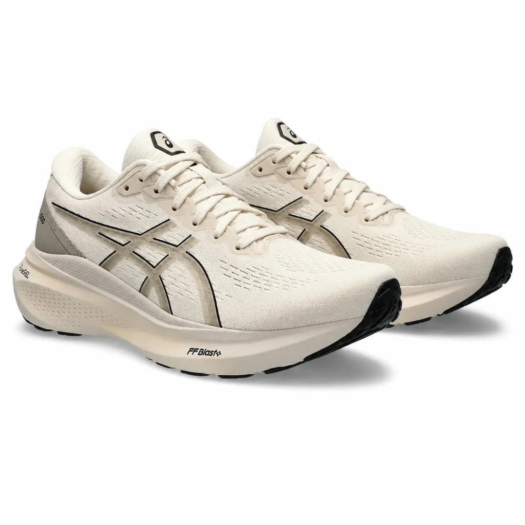 Cream Lightweight Running Shoes – Cushioned Athletic Sneakers