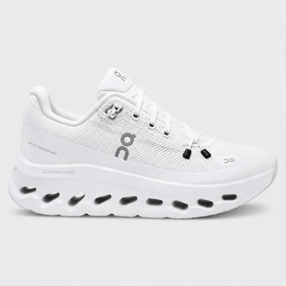A pair of black and gray platform sneakers shown from the side and back angles, featuring a chunky sole, mesh panels, and the brand name 'CAECRLOF' printed on the side.