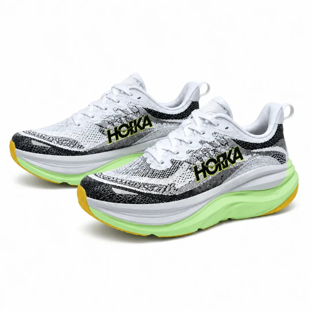 Horka Men's Lightweight Cushioned Running Shoes with Breathable Mesh for Sports and Everyday Comfort