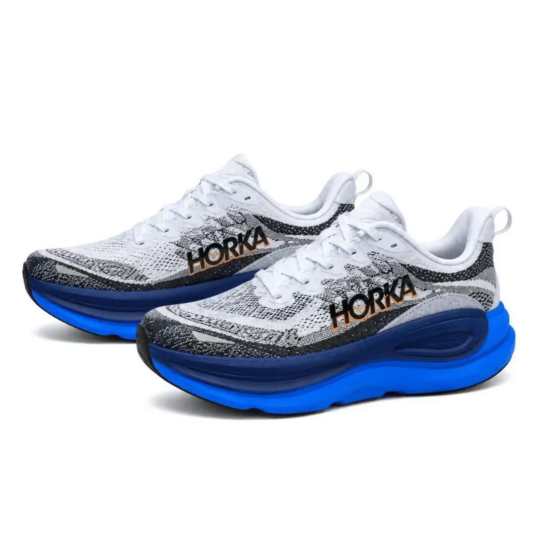 Horka Men's Lightweight Cushioned Running Shoes with Breathable Mesh for Sports and Everyday Comfort