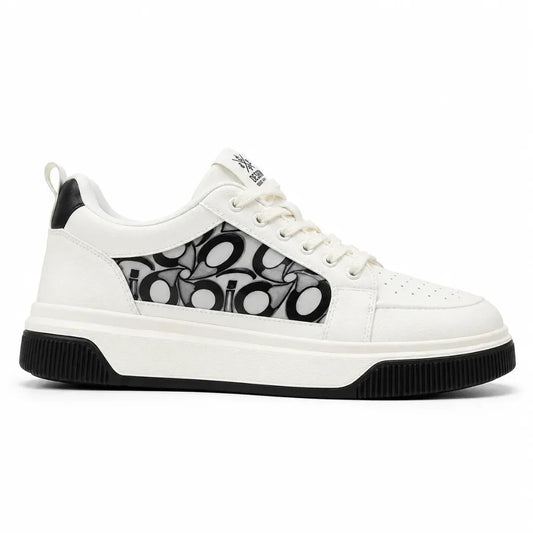 Luxury White Casual Sneakers for Men – Premium Lightweight Everyday Comfort Shoes with Cushioned Sole