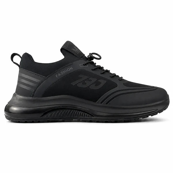 Men's  Black Lightweight Running Shoes   –  Comfortable Breathable Sports & Walking  Sneakers