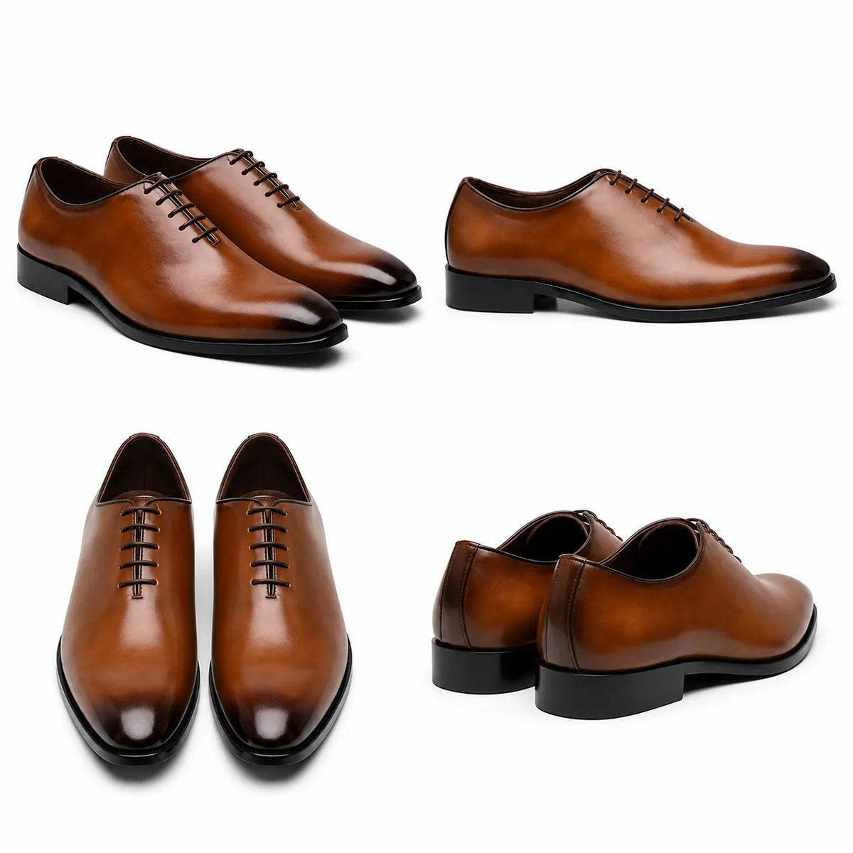 Men’s Premium Formal Leather Lace-Up Shoes | Classic Office & Wedding Wear