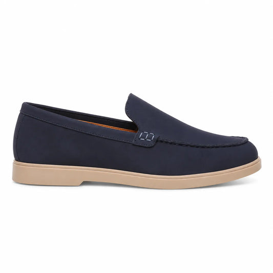 blue casual loafer shoes for men 