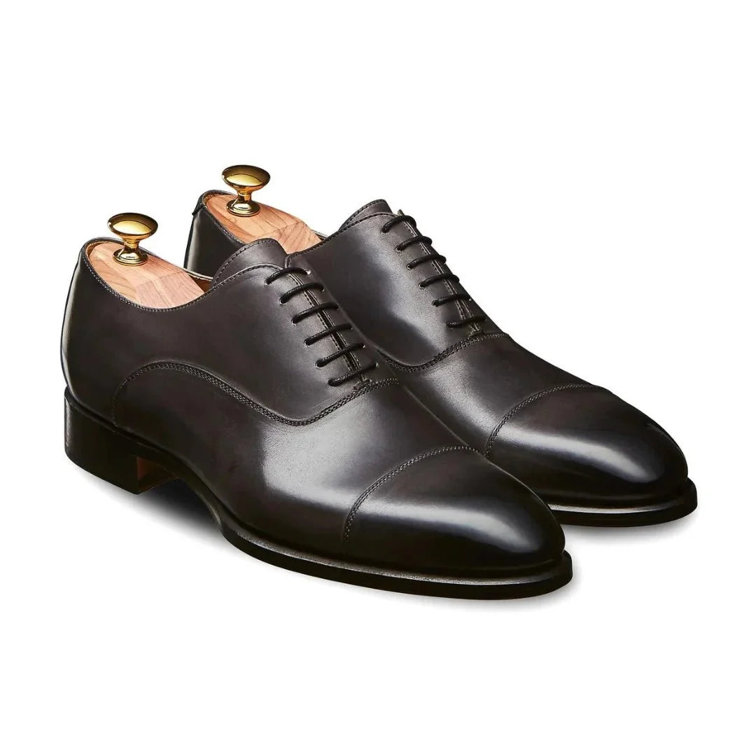 Oxford Black Leather Shoes for men